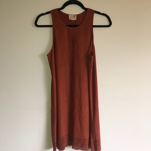 Burnt orange dress